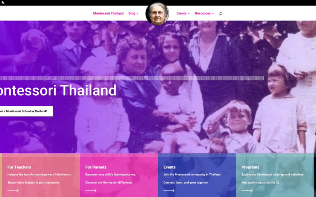 Montessori Thailand’s New Website (2023)